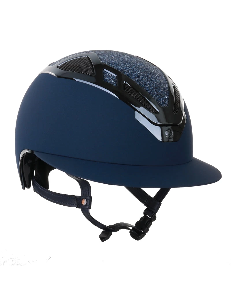 Suomy Riding Helmet Apex Chrome Lady Swarovski Navy 1 Suomy Riding Helmet Apex Chrome Lady Swarovski Navy