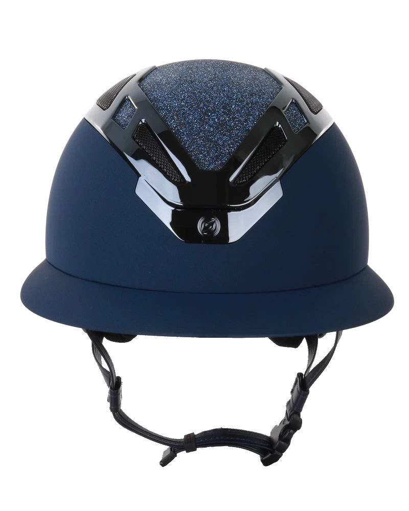 Suomy Riding Helmet Apex Chrome Lady Swarovski Navy 2 Suomy Riding Helmet Apex Chrome Lady Swarovski Navy - Image 2