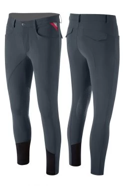 Animo Riding Breeches Knee Grip Men Mael Grey
