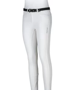 Equiline Riding Breeches Girls Full Grip Jaklink White