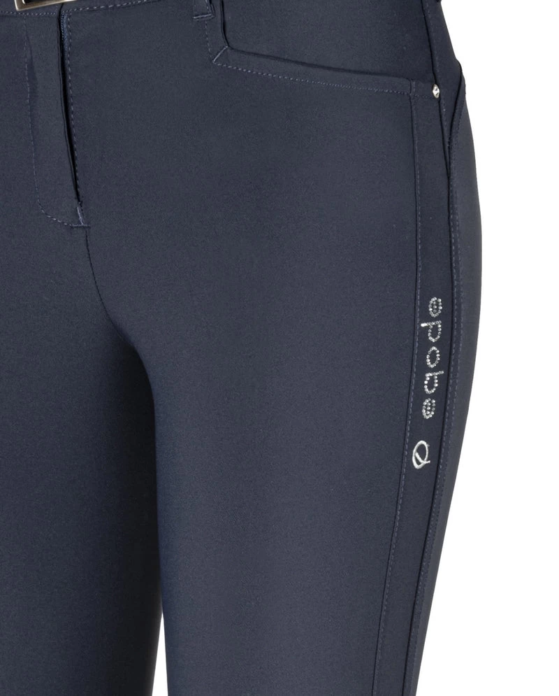 Eqode Breeches Ladies Knee-grip Delma Limited Navy 3 Eqode Breeches Ladies Knee-grip Delma Limited Navy - Image 3