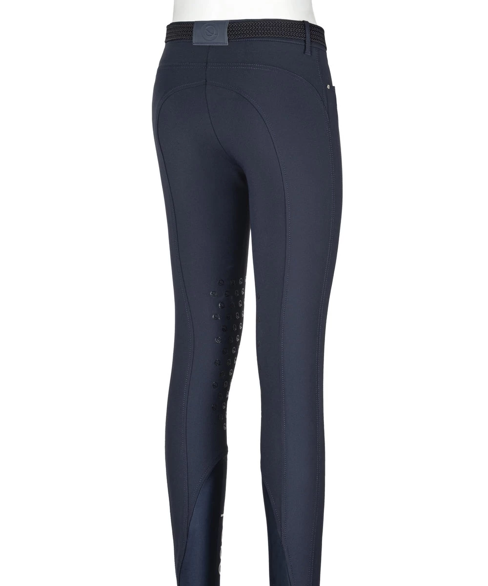 Eqode Breeches Ladies Knee-grip Delma Limited Navy 2 Eqode Breeches Ladies Knee-grip Delma Limited Navy - Image 2