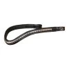 Dyon New English Silver Clincher V-Shaped Browband Black