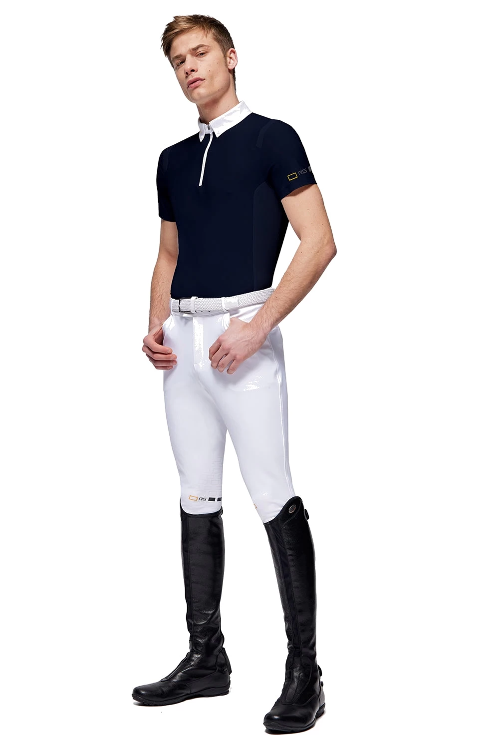 RG Competition Shirt Short Sleeves Men Navy 2 RG Competition Shirt Short Sleeves Men Navy - Image 2