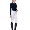 RG Competition Shirt Long Sleeve Zipper Ladies Navy