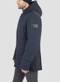 Equiline Winter Jacket With Down Lining Men Chatac -Sports - Equestrian Q10478 Chatac 002 Side OK
