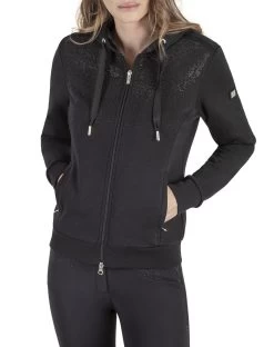 Equiline Sweatshirt Ladies Grobyg Black