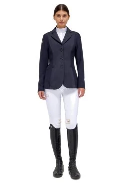 RG Riding Jacket Jersey And Mesh Ladies Navy