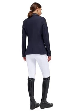RG Riding Jacket Jersey And Mesh Ladies Navy -Sports - Equestrian RJW001 JS002 7901 7