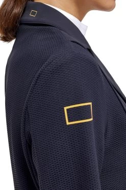 RG Riding Jacket Jersey And Mesh Ladies Navy -Sports - Equestrian RJW001 JS002 7901 9