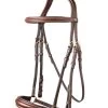 TRUST Bridle Rome Drop Noseband Golden Buckles Brown