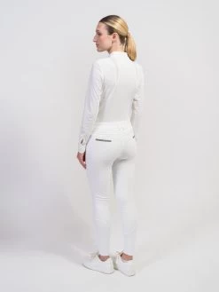 Samshield Showshirt Long Sleeves Ladies Cassandra Air White -Sports - Equestrian SQUARE CASSANDRA AIR WHITE DOS