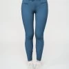 Samshield Riding Breeches Knee Grip Ladies Chloe Script Stone Blue