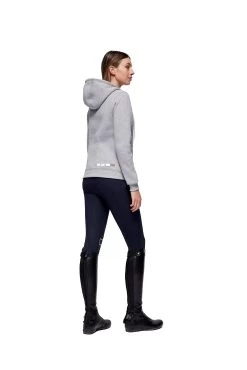 RG Cotton Hooded Zip Sweatshirt Ladies Grey -Sports - Equestrian SWW001 CT002 8000 03