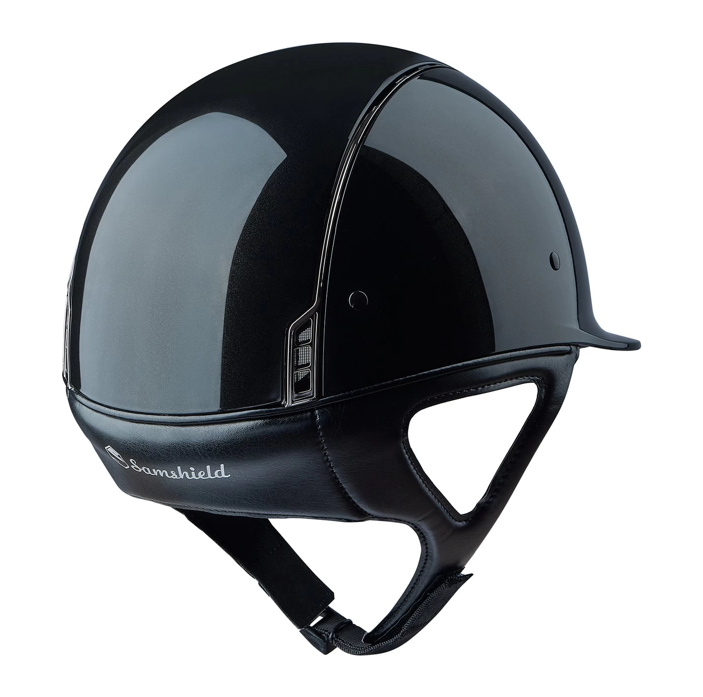 Samshield Shadowglossy Riding Helmet Black 2 Samshield Shadowglossy Riding Helmet Black - Image 2