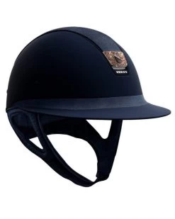 Samshield Miss Shield Alcantara Swarovski Blazon Metallic Rose Navy