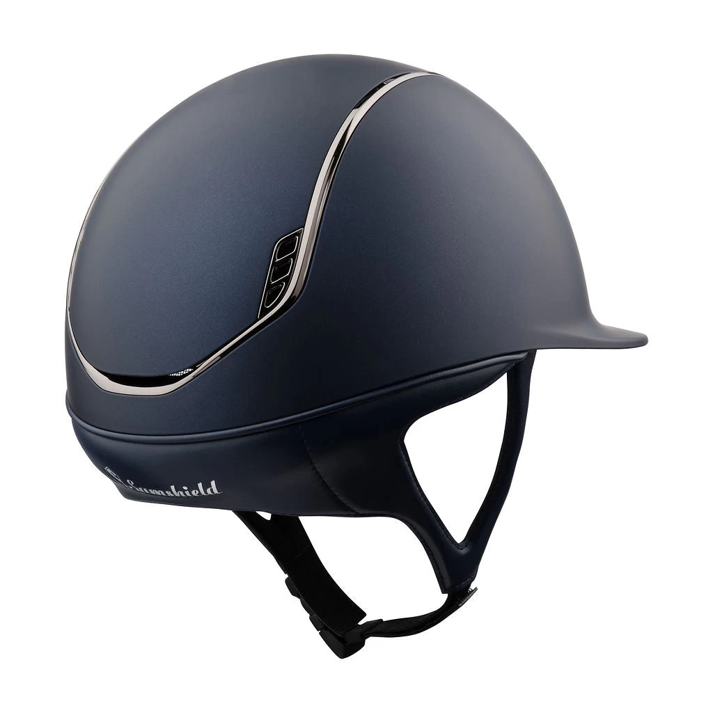 Samshield 2.0 Shadowmatt Riding Helmet 5 Crystals Navy 2 Samshield 2.0 Shadowmatt Riding Helmet 5 Crystals Navy - Image 2
