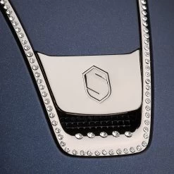 Samshield 2.0 Shadowmatt Riding Helmet 300 Swarovski Crystals Navy -Sports - Equestrian ShadowMatt Blue 300 Swaro 03