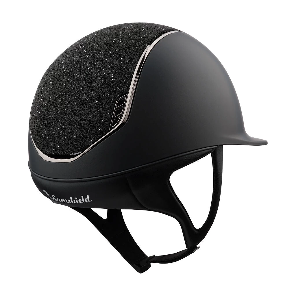 Samshield 2.0 Shadowmatt Riding Helmet Crystal Fabric Black 2 Samshield 2.0 Shadowmatt Riding Helmet Crystal Fabric Black - Image 2