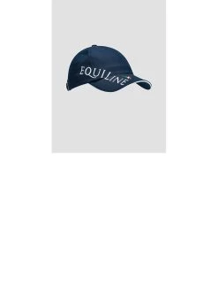 Equiline Adjustable Cap With Equiline Logo Navy