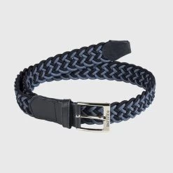 Equiline Elastic Braided Belt Camirac Blue