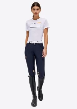 RG T-shirt Mesh Short Sleeves Ladies White 9 RG T-shirt Mesh Short Sleeves Ladies White -Sports - Equestrian TSW004 CT003 0001 1