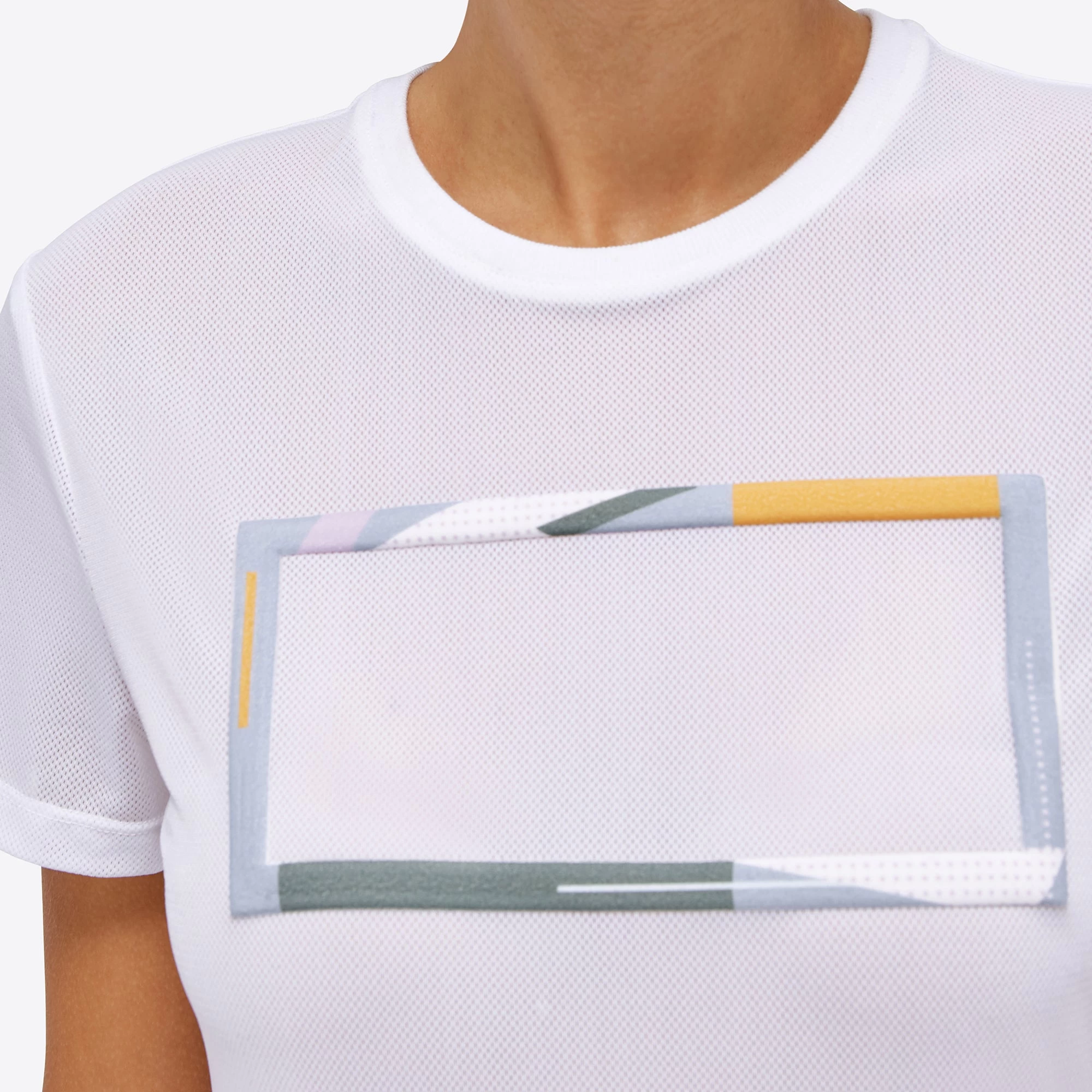 RG T-shirt Mesh Short Sleeves Ladies White 5 RG T-shirt Mesh Short Sleeves Ladies White - Image 5