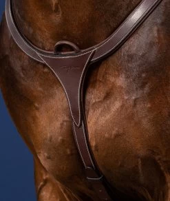 Dyon US Collection Breastplate With Long Bridge Brown -Sports - Equestrian US06CBR2