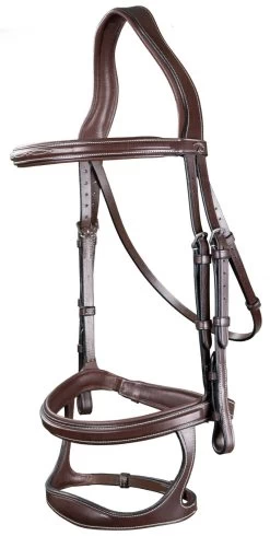 Dyon US Jumping Double Noseband Bridle Brown -Sports - Equestrian USAAAHBR b341d735 d1d5 4f13 97d0 da3f7e878287