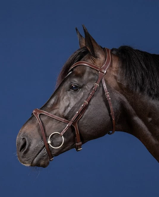 Dyon US Jumping X-Fit Bridle Brown 2 Dyon US Jumping X-Fit Bridle Brown - Image 2