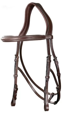 Dyon US Jumping Hackamore Bridle Brown -Sports - Equestrian USFADXBR