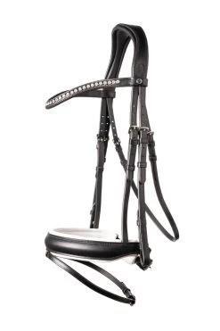 TRUST Bridle Verden White Padded Black