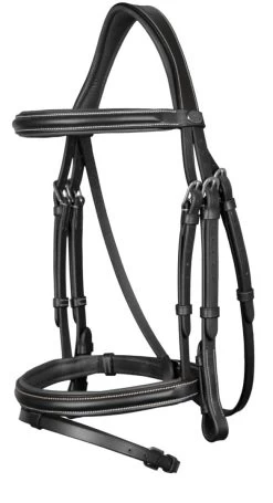 Dyon Working Collection Flash Noseband Bridle Black