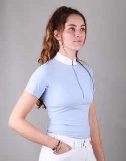 Samshield Competition Shirt Short Sleeves Ladies Aloise Powder Blue
