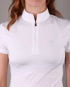 Equiline Competition Shirt Short Sleeves Ladies Cellac White -Sports - Equestrian cellac1web