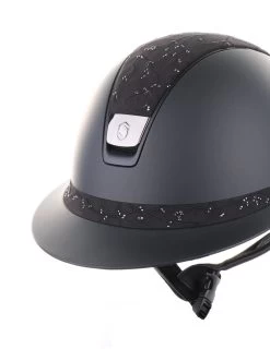 Samshield Miss Shield Crystal Leaf Black -Sports - Equestrian crystalleafblack1