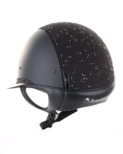 Samshield Miss Shield Crystal Leaf Black -Sports - Equestrian crystalleafblack2