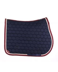 Animo Saddle Pad Jumping Navy Bordeaux