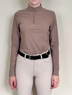 Vestrum T-shirt Long Sleeves Ladies Denver Rust Brown