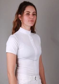 Samshield Competition Shirt Short Sleeves Ladies Juliette White