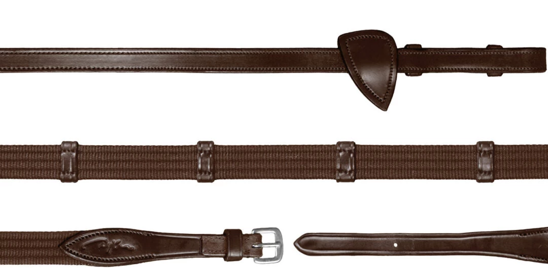 Dyon New English Collection Web Reins Brown