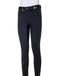 Equiline Winter Riding Breeches Ladies Knee Grip Wrendak Navy